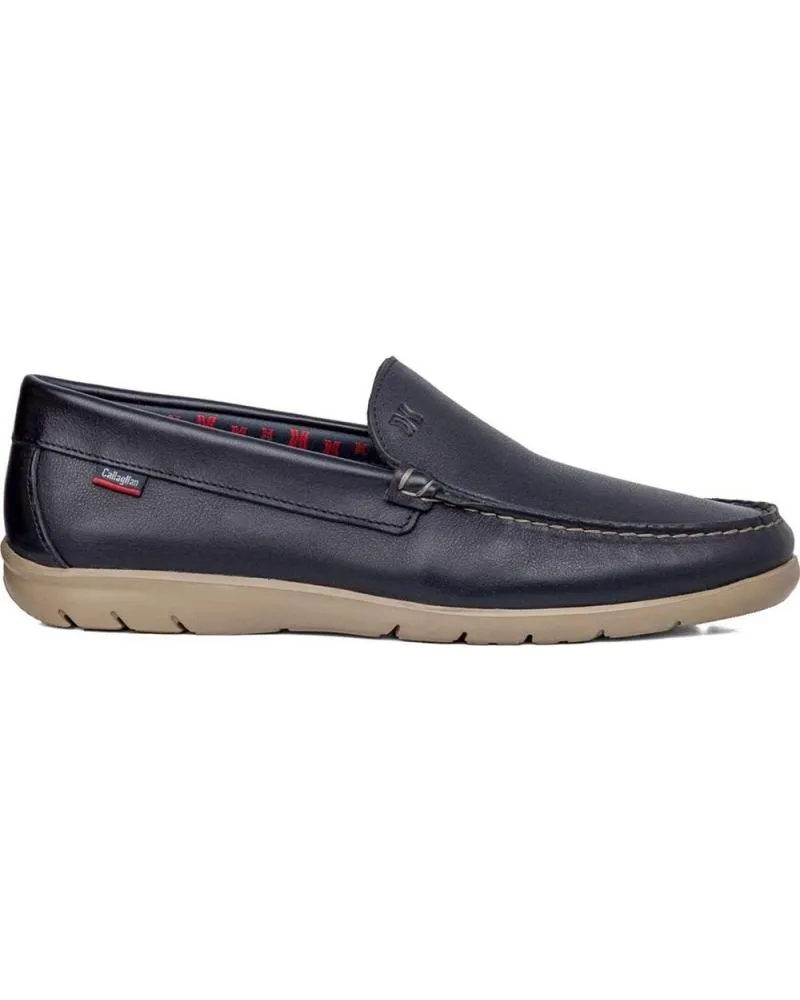Zapatos de Hombre CALLAGHAN MOCASIN MARINO PIEL AZUL