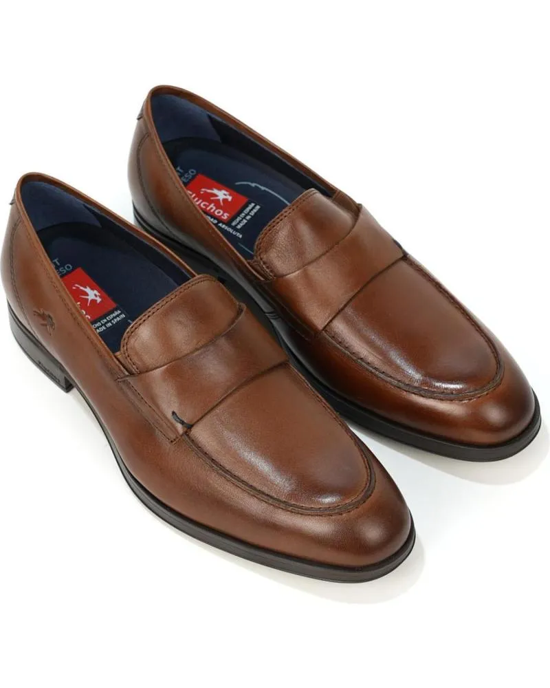 Zapatos de Hombre FLUCHOS MOCASINES F1890 MARRóN