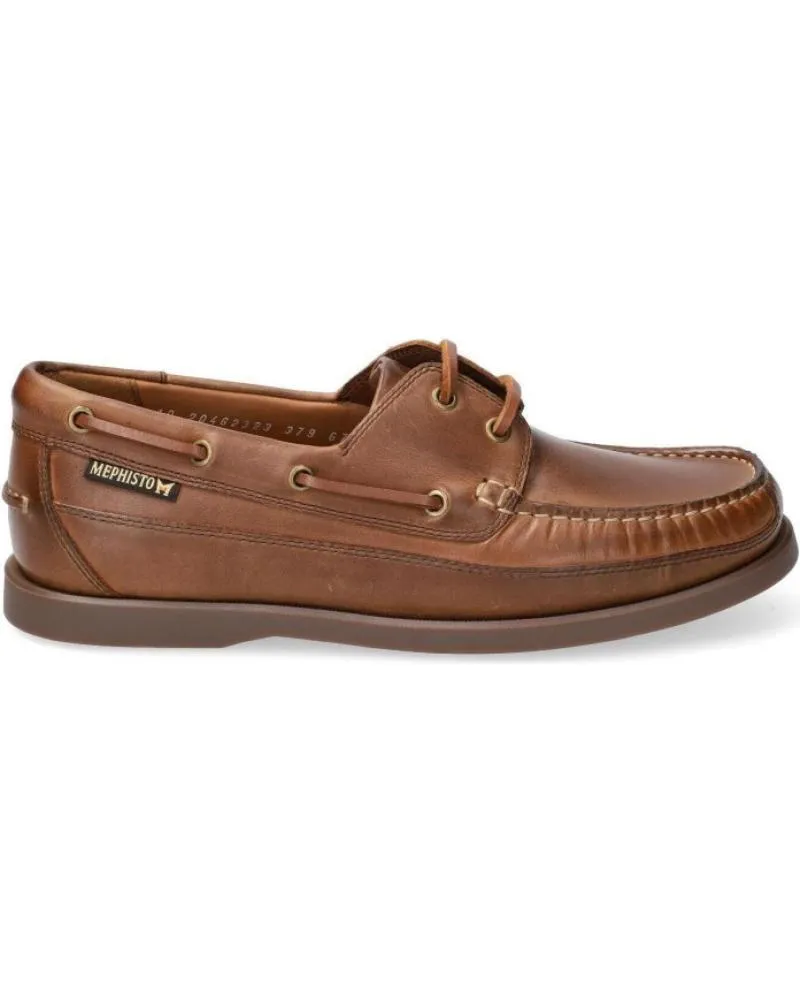 Zapatos de Hombre MEPHISTO NAUTICOS BOATING TABACCO