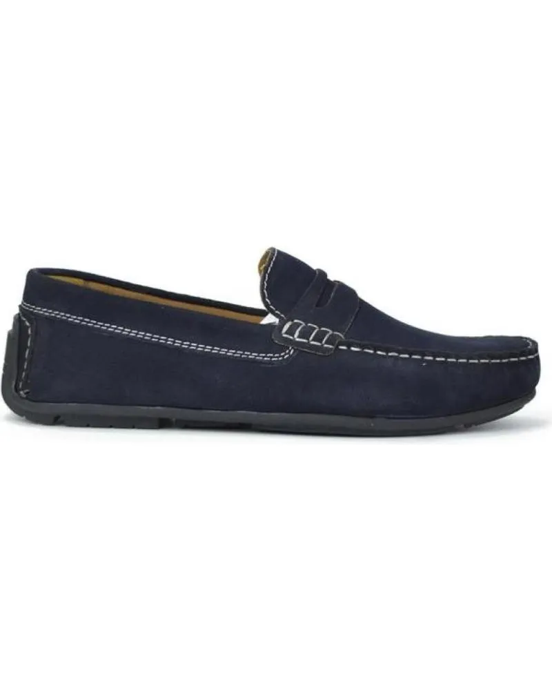 Zapatos de Hombre  MOCASIN CABALLERO SERRAJE MARINOMARINO