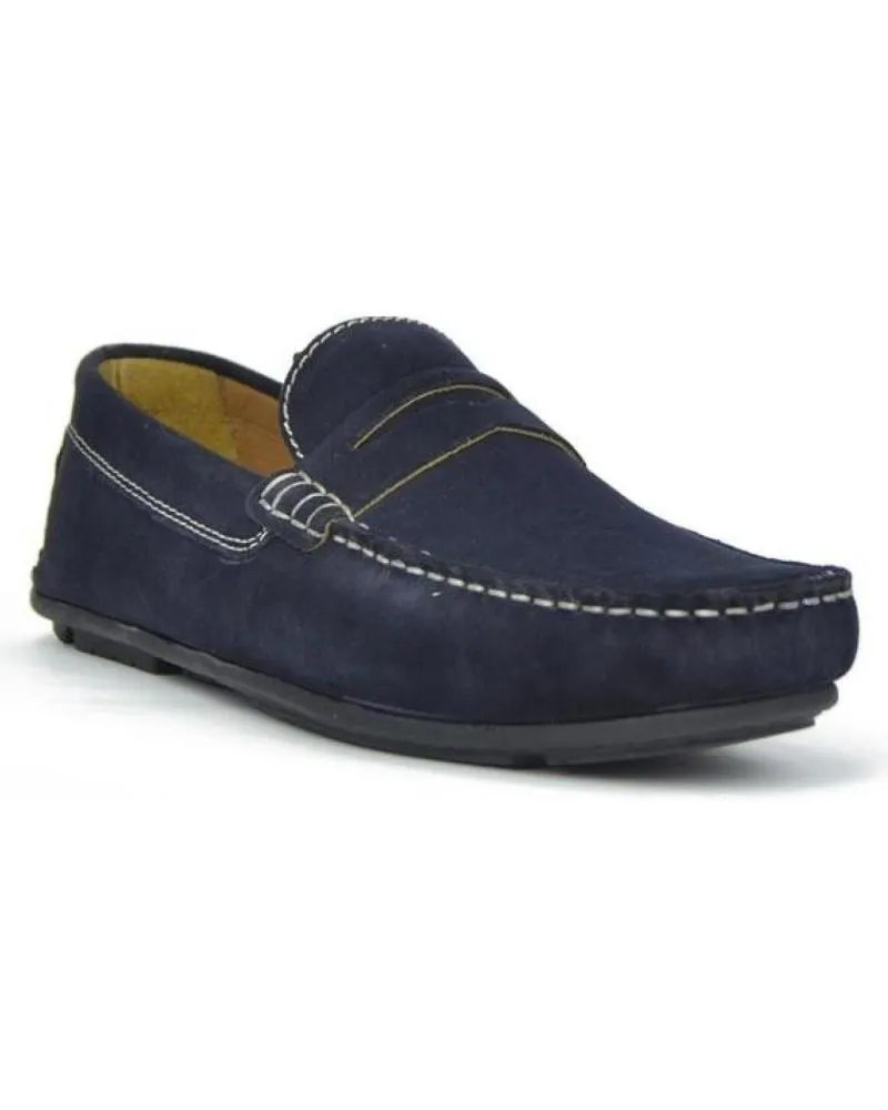 Zapatos de Hombre  MOCASIN CABALLERO SERRAJE MARINOMARINO