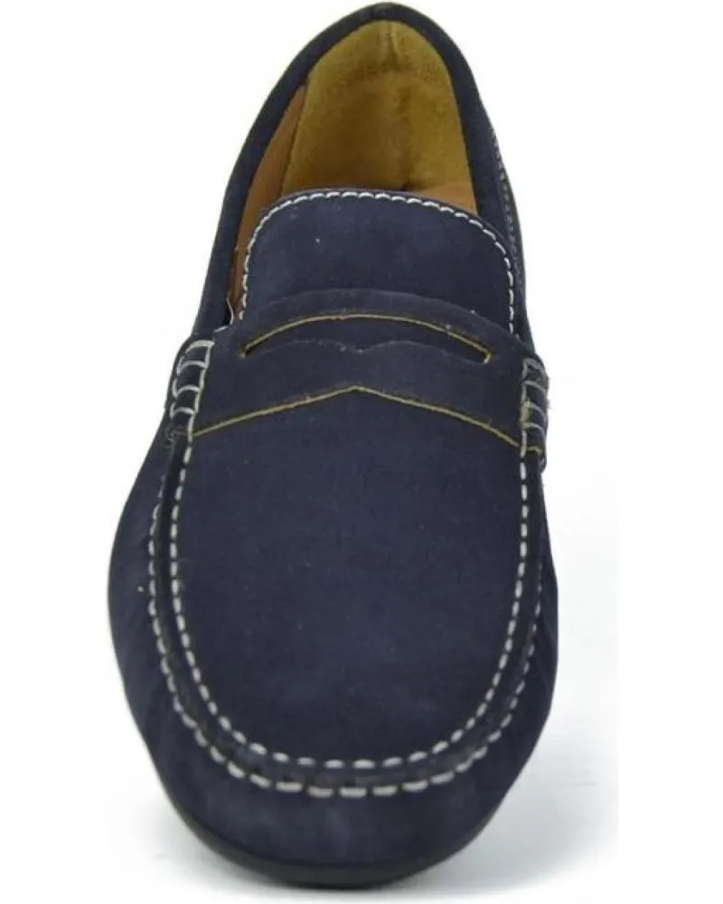 Zapatos de Hombre  MOCASIN CABALLERO SERRAJE MARINOMARINO