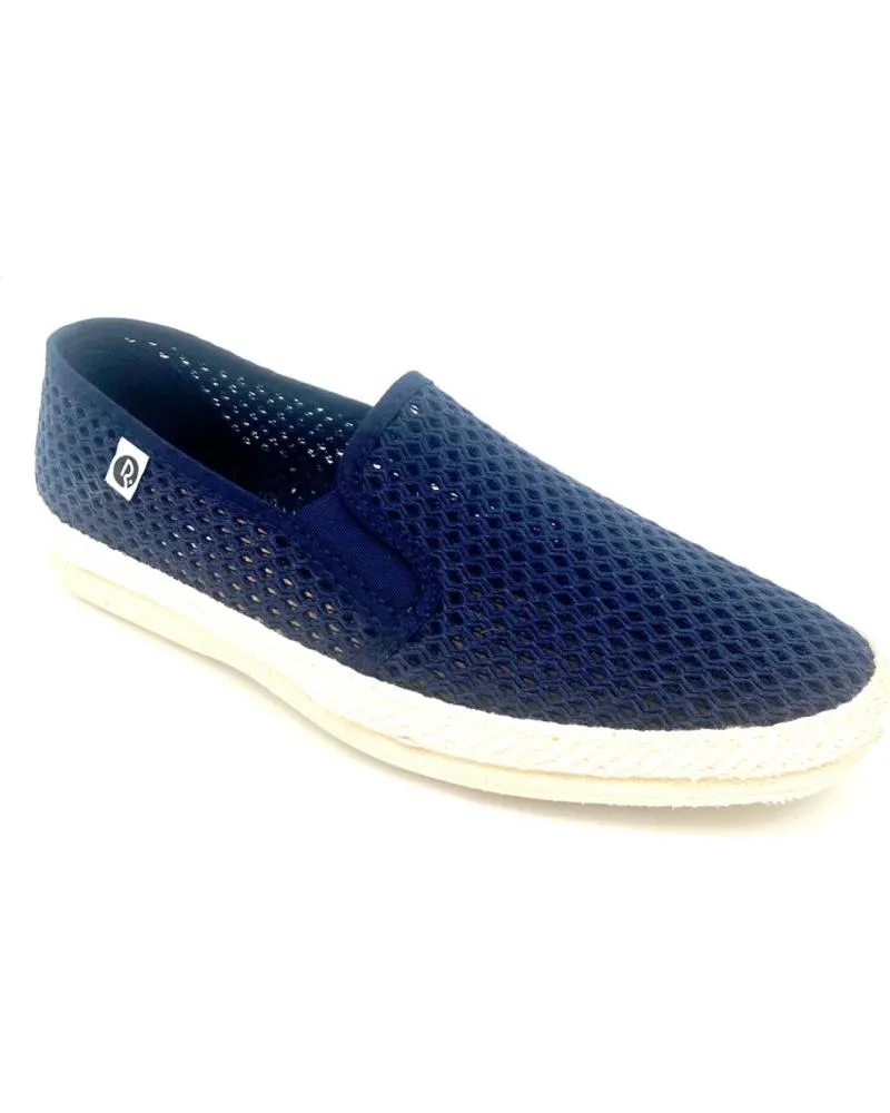 Zapatos de Hombre ROAL COPETE REJILLA AZUL