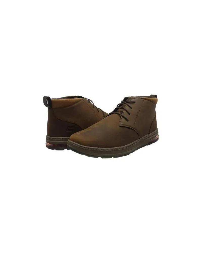 Zapatos de Hombre SKECHERS BOTAS 210141 CUERO MARRóN