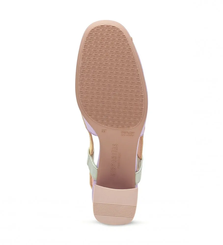 ZAPATOS DE PIEL AUSTRALIA LILA ALTURA TACóN 6,5CM