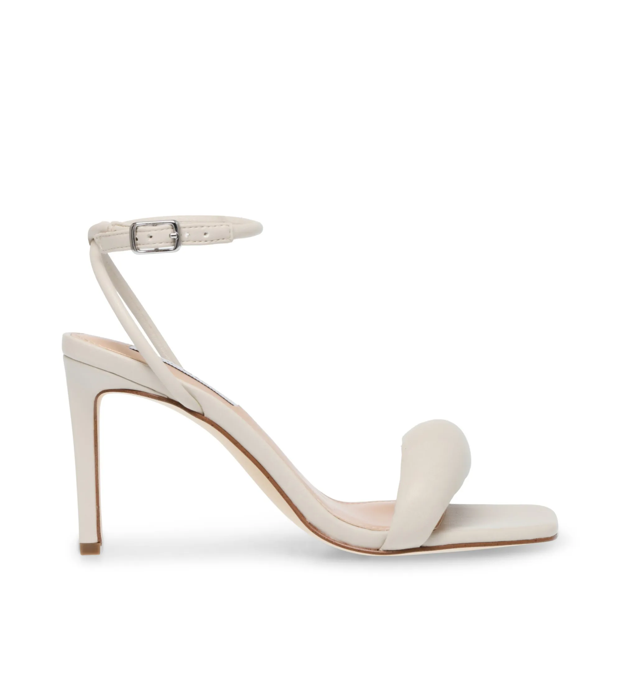 ZAPATOS DE PIEL ENTICE BLANCO ROTO ALTURA TACóN 8,5 CM
