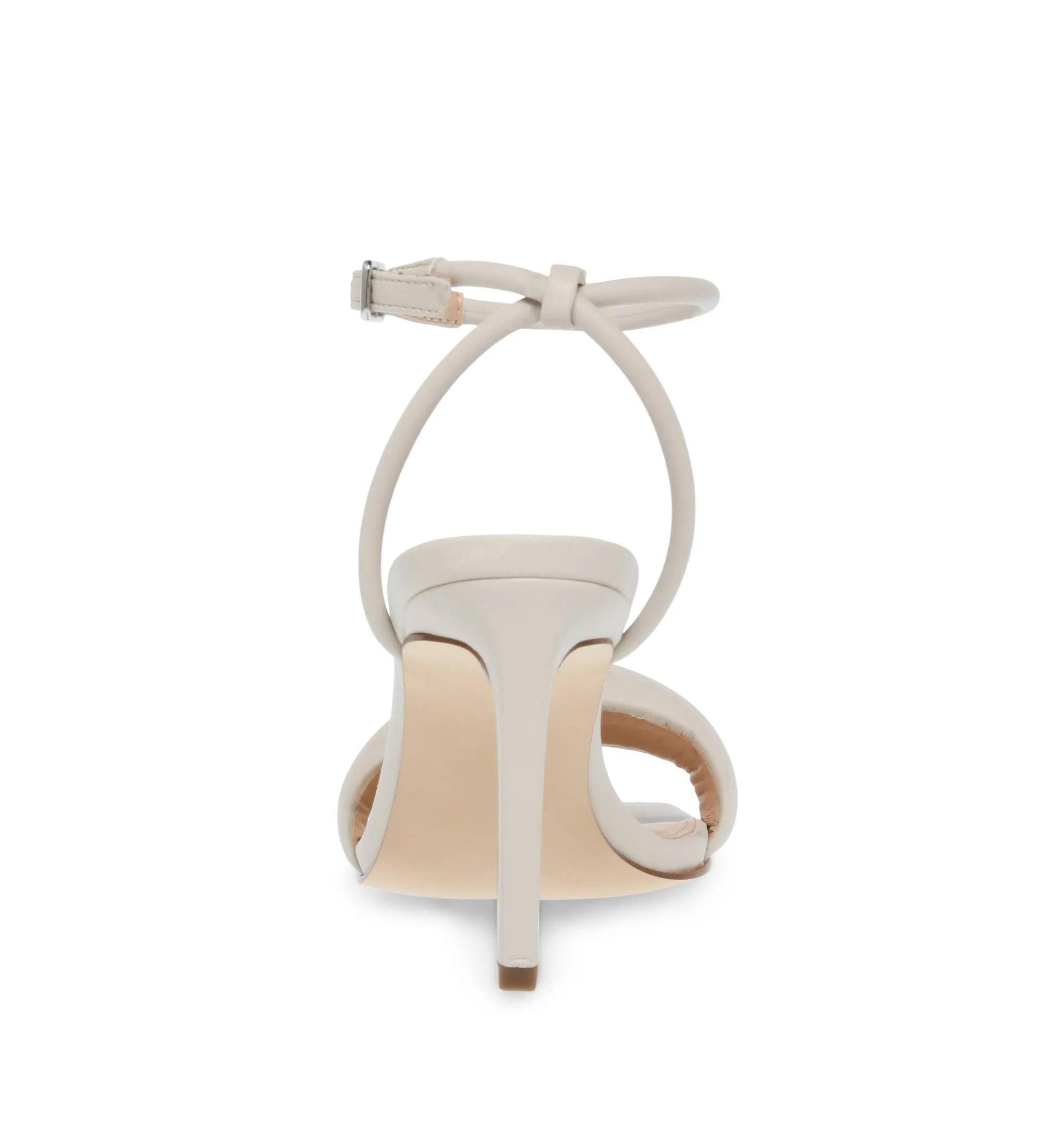 ZAPATOS DE PIEL ENTICE BLANCO ROTO ALTURA TACóN 8,5 CM