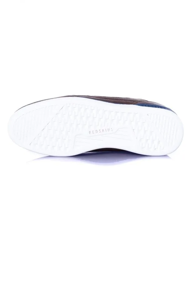 Zapatos De Piel Hombre Redskins Aurore Chataigne Marine