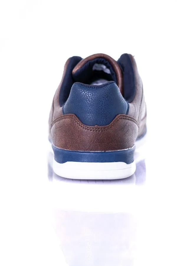 Zapatos De Piel Hombre Redskins Aurore Chataigne Marine