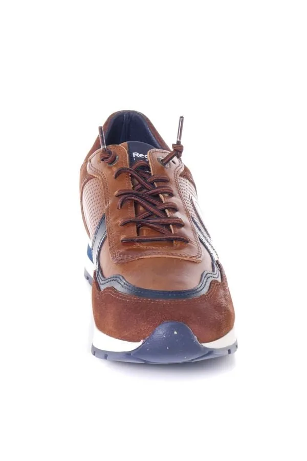 Zapatos De Piel Hombre Redskins Stitch2 Cognac Marine