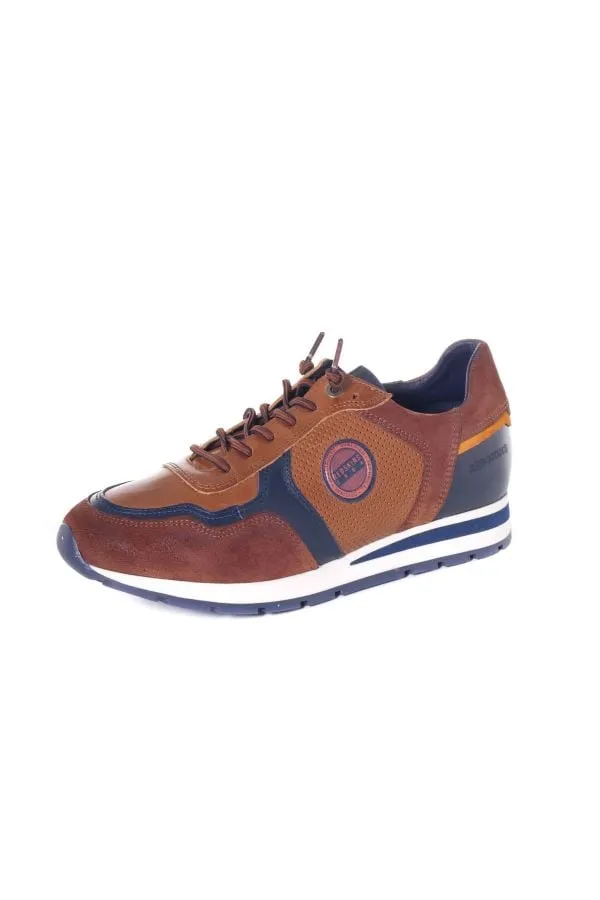 Zapatos De Piel Hombre Redskins Stitch2 Cognac Marine