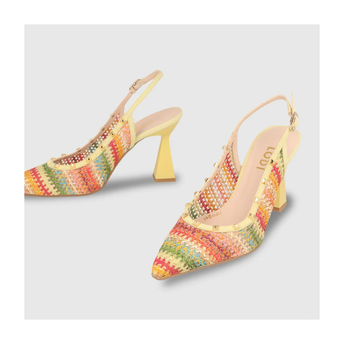 ZAPATOS DE SALÓN AMARILLOS MOMSA