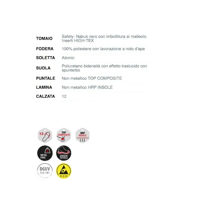 Zapatos de seguridad FTG Firebrand S3 SRC ESD