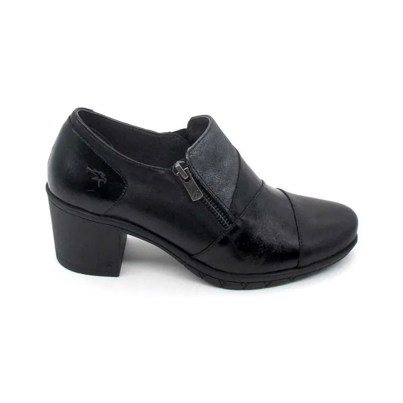 Zapatos De TacÓn Fluchos F1802 Mujer Negro