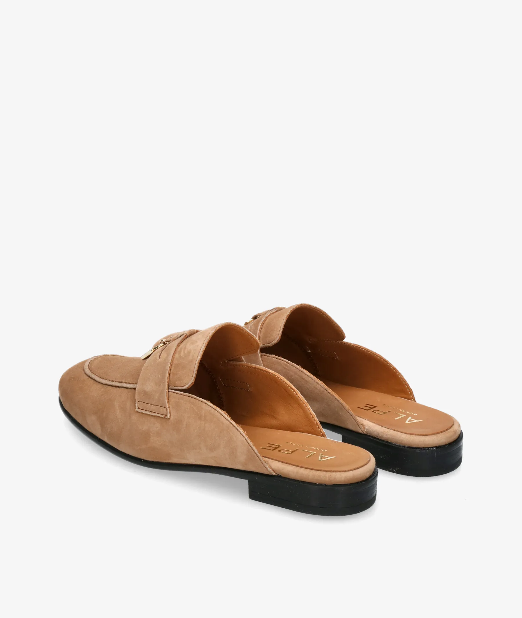 Zapatos de tacón bajo Alpe 5072 en ante cuero