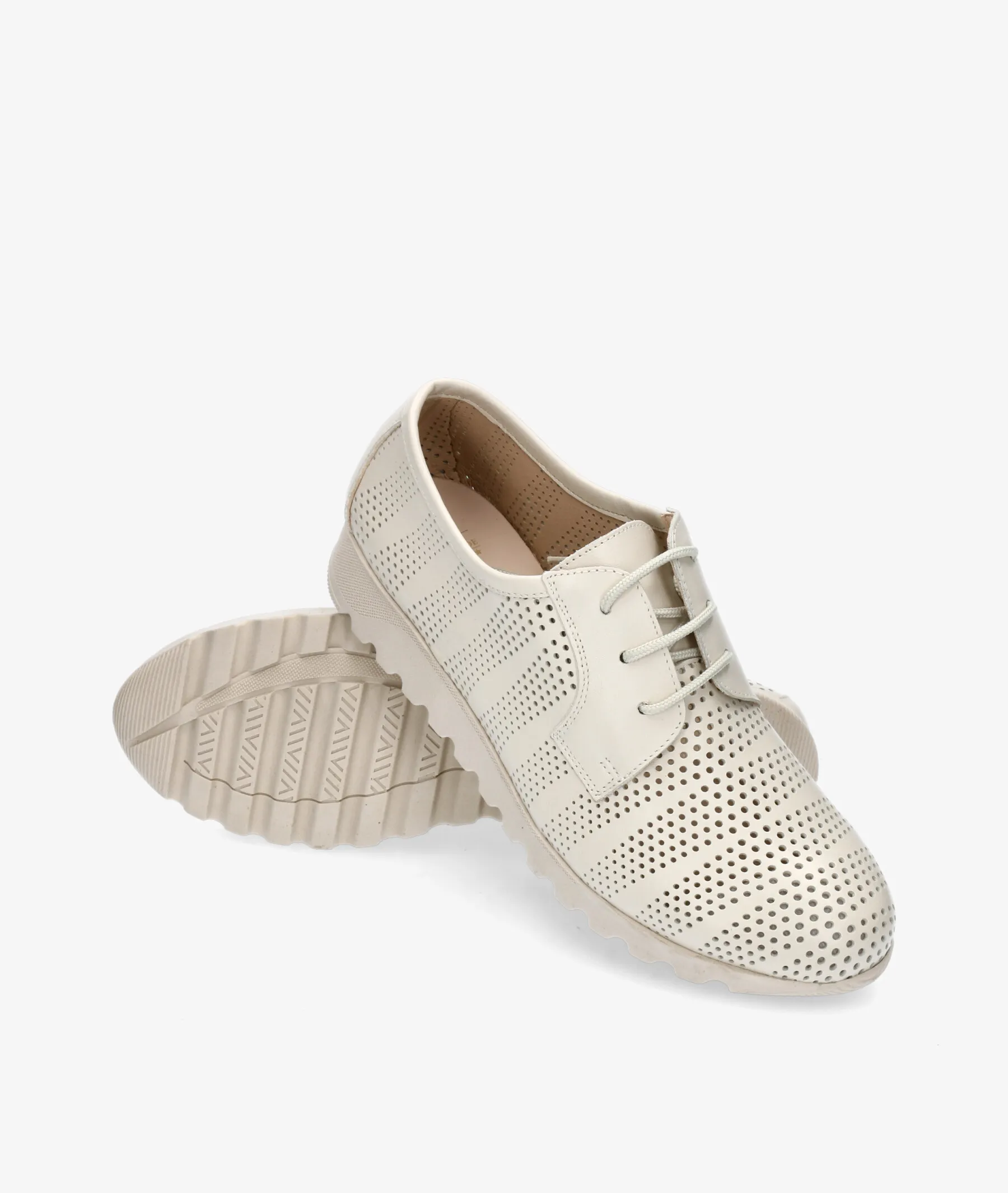 Zapatos de tacón bajo Kénnebec 8210 PICADO TAIPAN en hueso