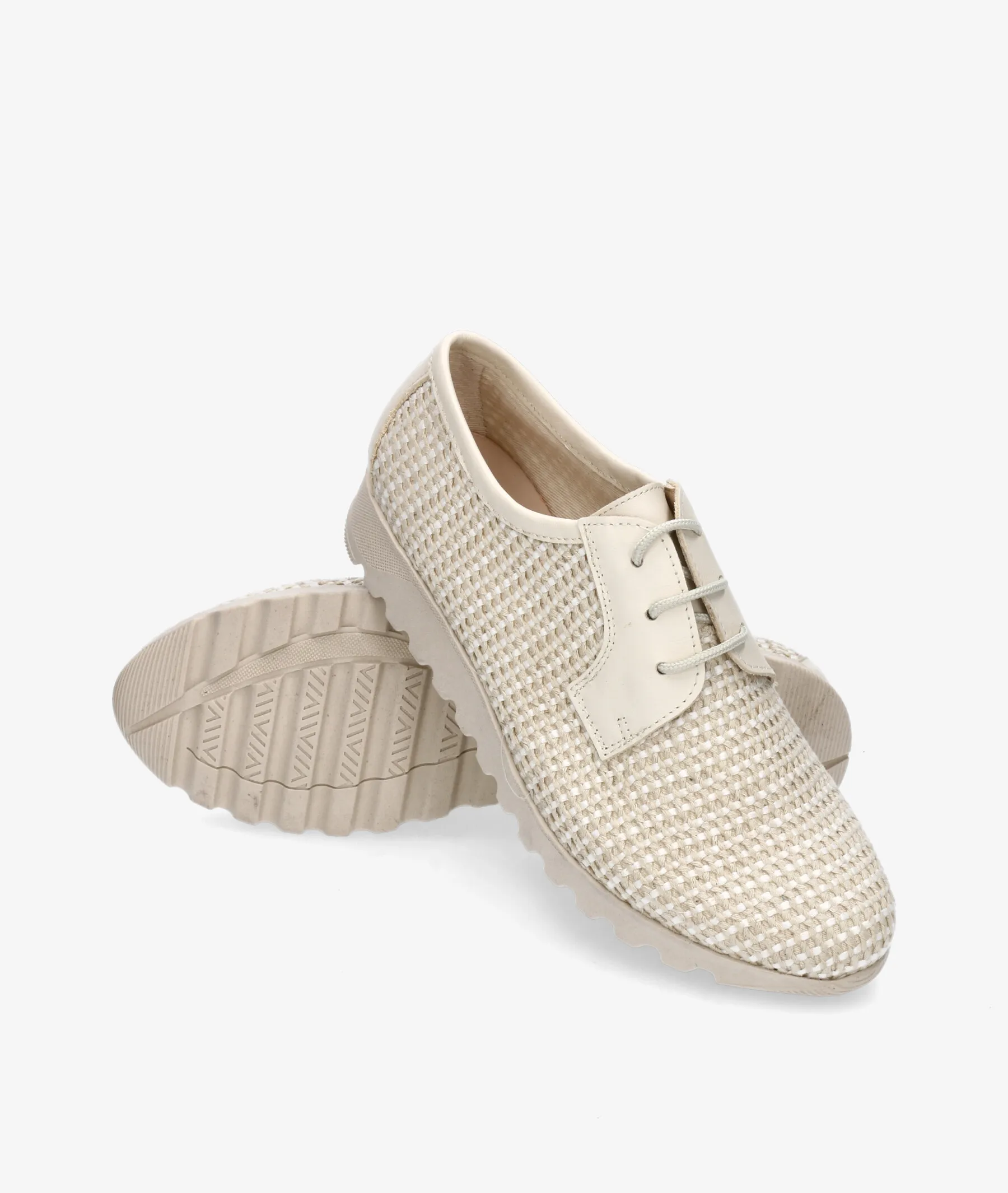 Zapatos de tacón bajo Kénnebec 8210 REJILLA en hueso