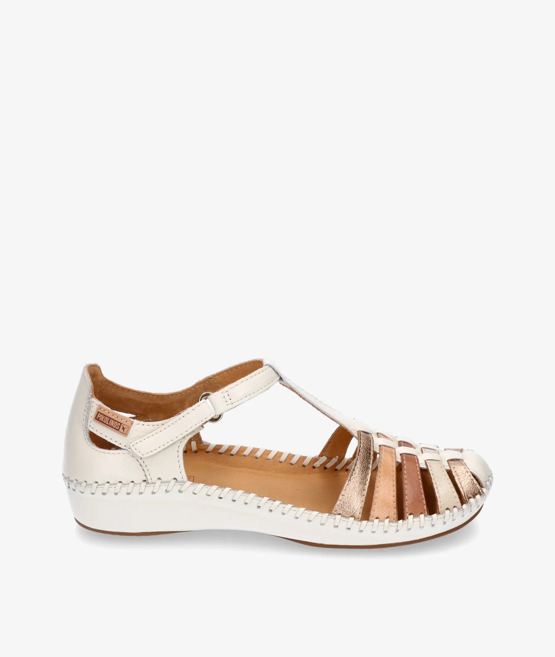 ZAPATOS DE TACóN BAJO PIKOLINOS 6550843 EN HUESO