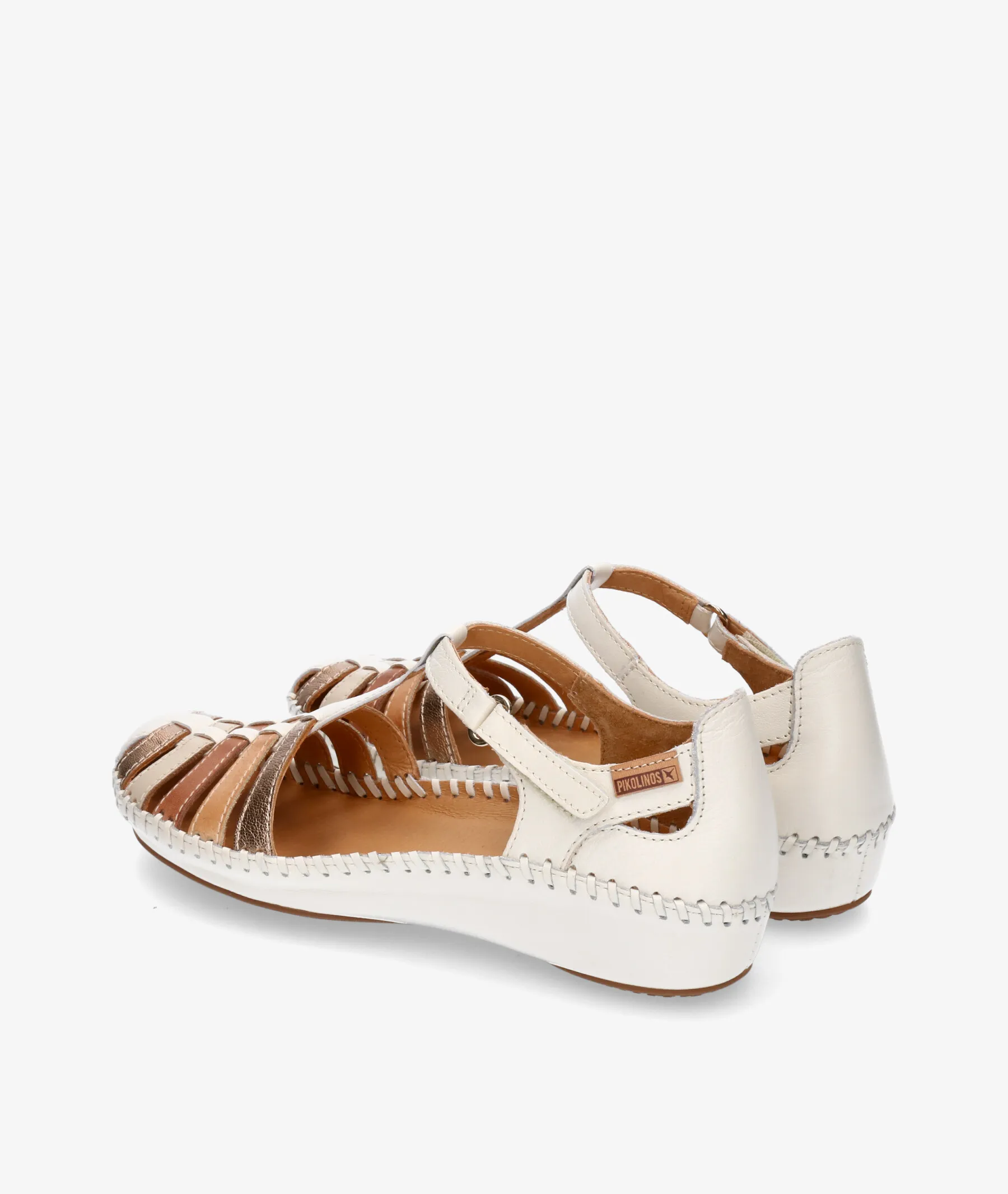 ZAPATOS DE TACóN BAJO PIKOLINOS 6550843 EN HUESO