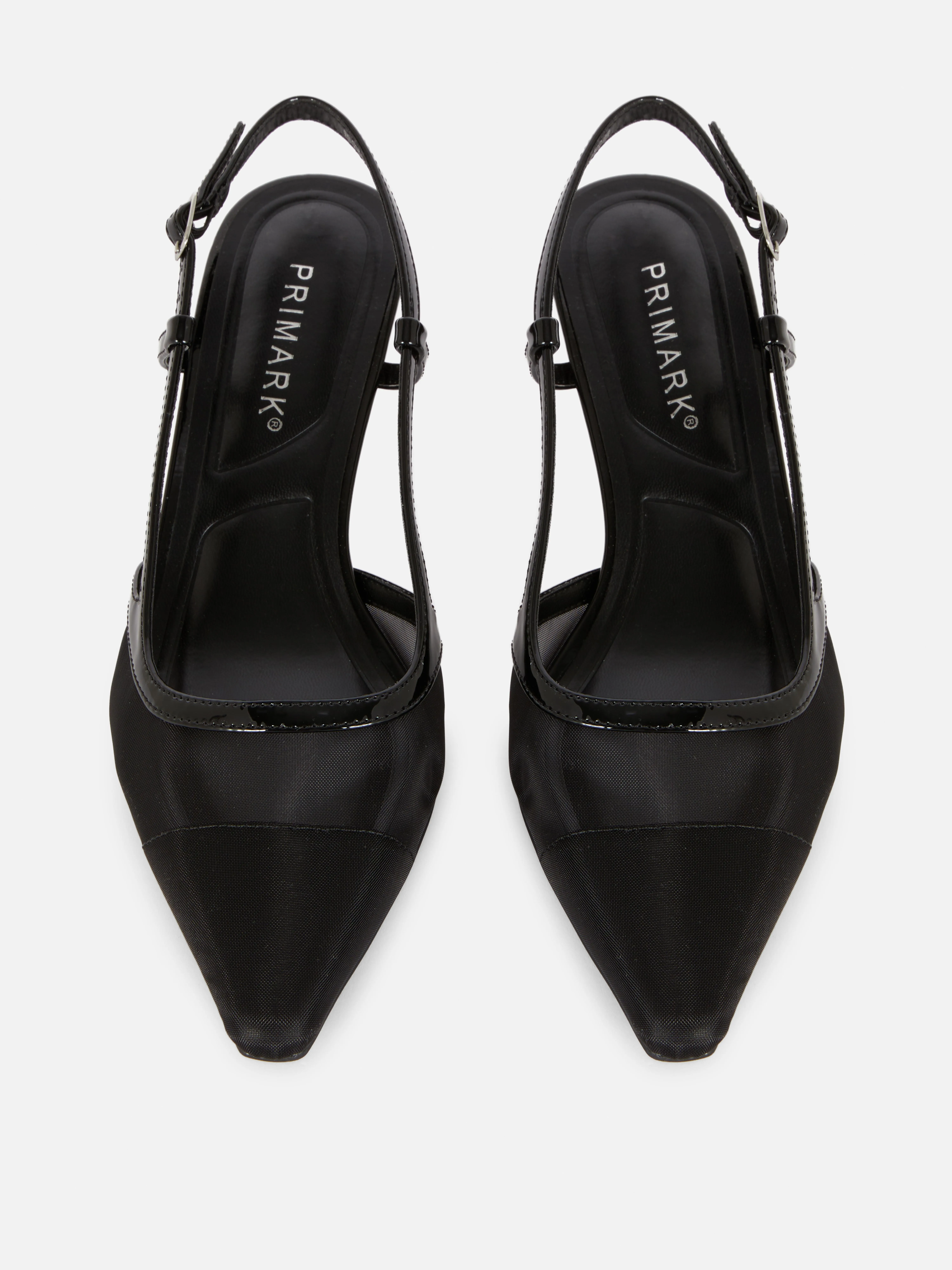 Zapatos de tacón mini con talón descubierto