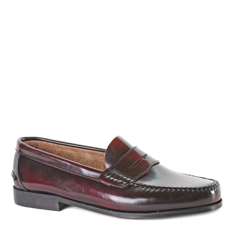 Zapatos De Vestir Castellanos Artesanos  Hombre Burdeos