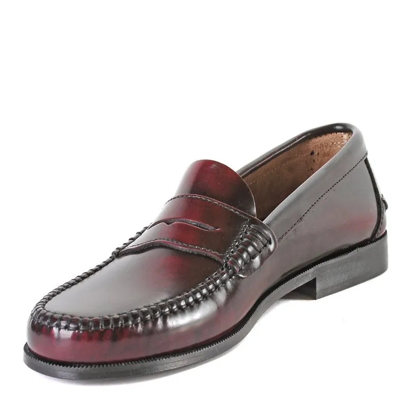 Zapatos De Vestir Castellanos Artesanos  Hombre Burdeos