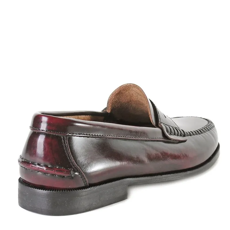 Zapatos De Vestir Castellanos Artesanos  Hombre Burdeos