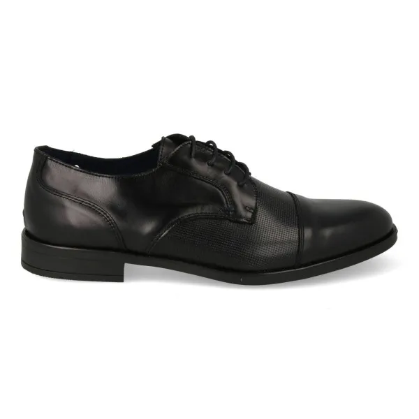ZAPATOS de VESTIR HOMBRE PIEL MOD. TEMPER NEGRO