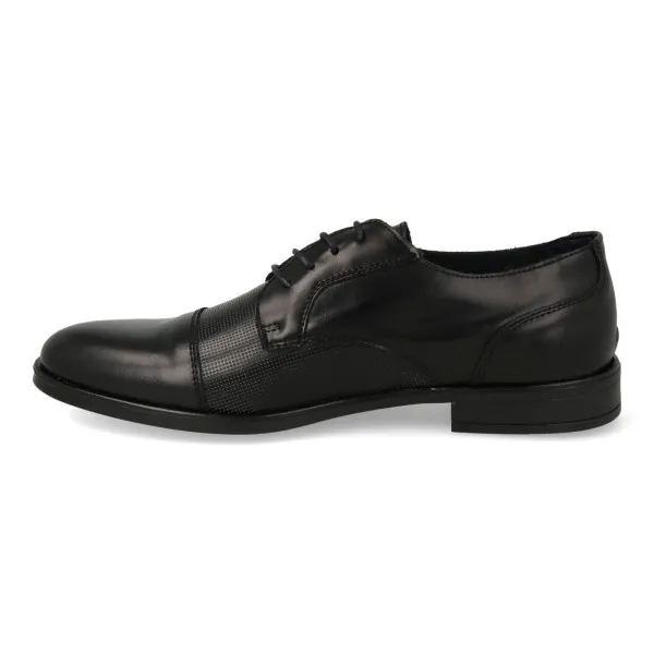 ZAPATOS de VESTIR HOMBRE PIEL MOD. TEMPER NEGRO
