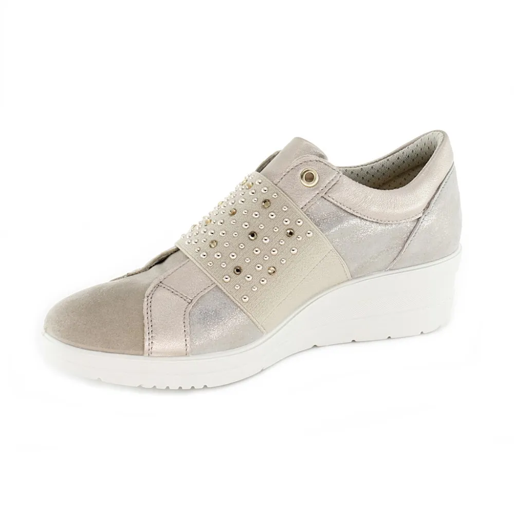 Zapatos deportivos cuña Imac 506030 Beige