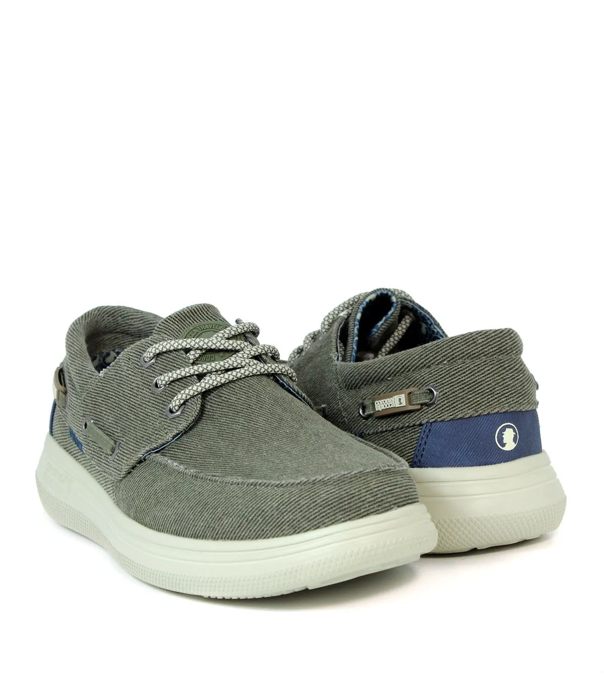 ZAPATOS DEPORTIVOS DE LONA CORONEL TAPIOCCA T6306 KAKI