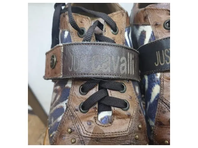 Zapatos deportivos Just Cavalli animalier Castaño 