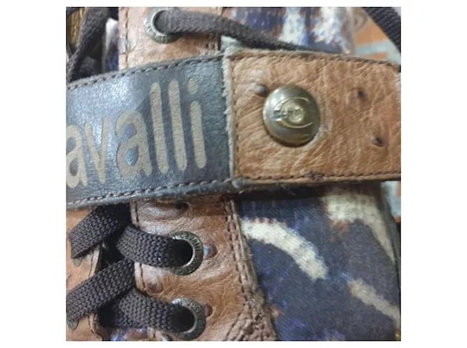 Zapatos deportivos Just Cavalli animalier Castaño 