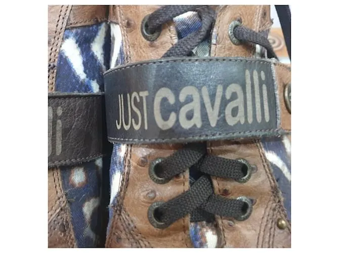 Zapatos deportivos Just Cavalli animalier Castaño 