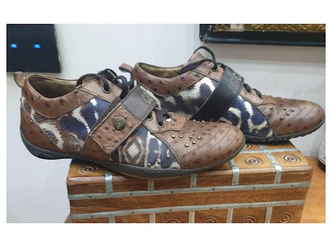 Zapatos deportivos Just Cavalli animalier Castaño 