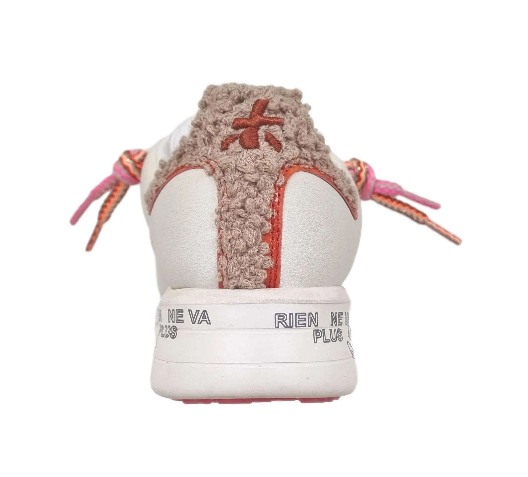 Zapatos deportivos mujer PREMIATA piel BELLE 6551 mantequilla