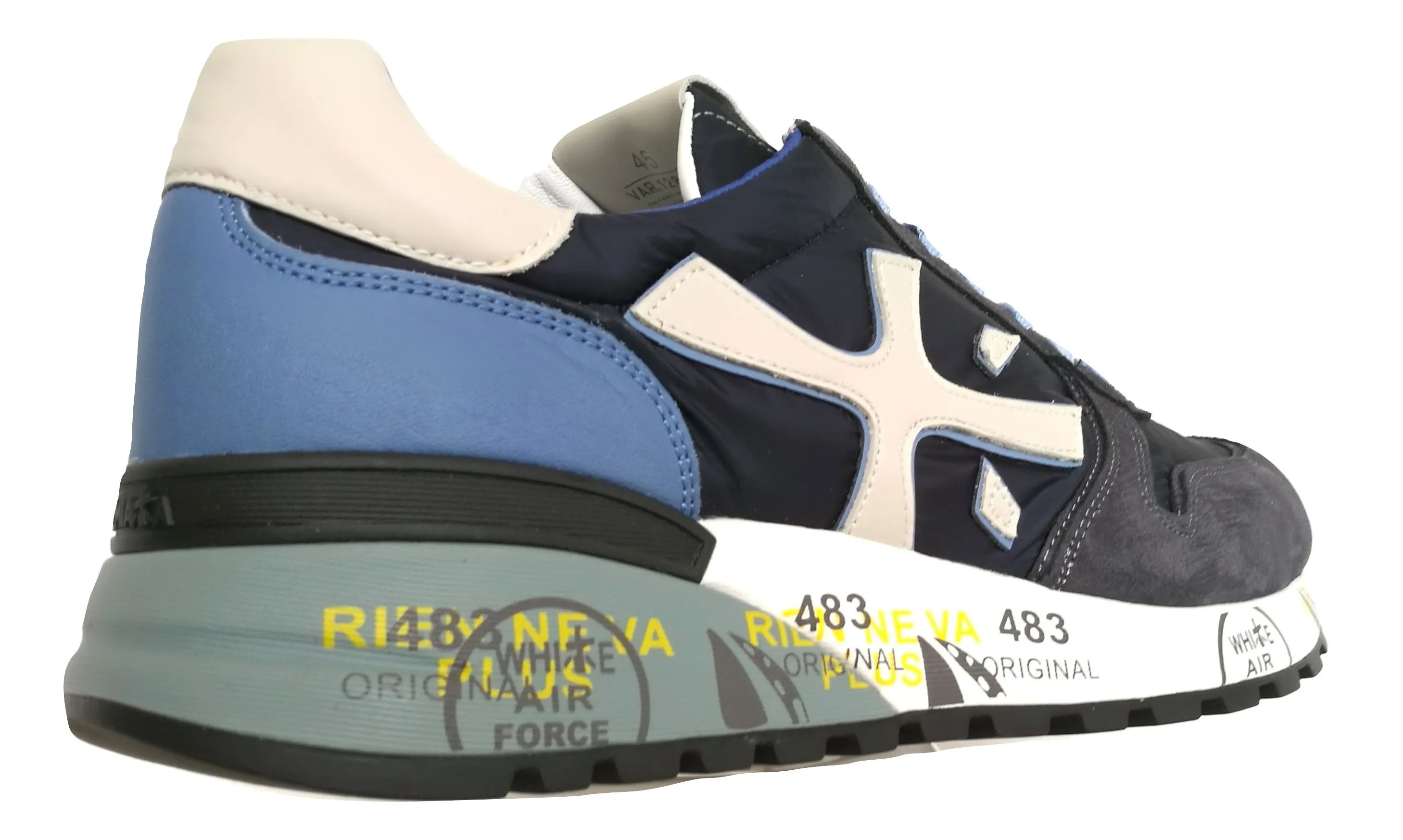 Zapatos deportivos PREMIATA para hombre en tela de ante MICK_1280E azul