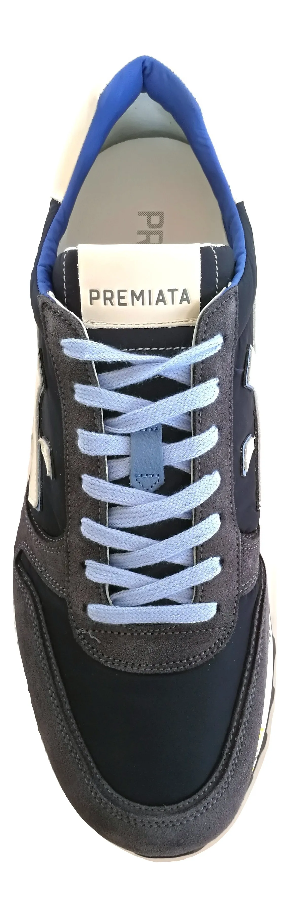 Zapatos deportivos PREMIATA para hombre en tela de ante MICK_1280E azul