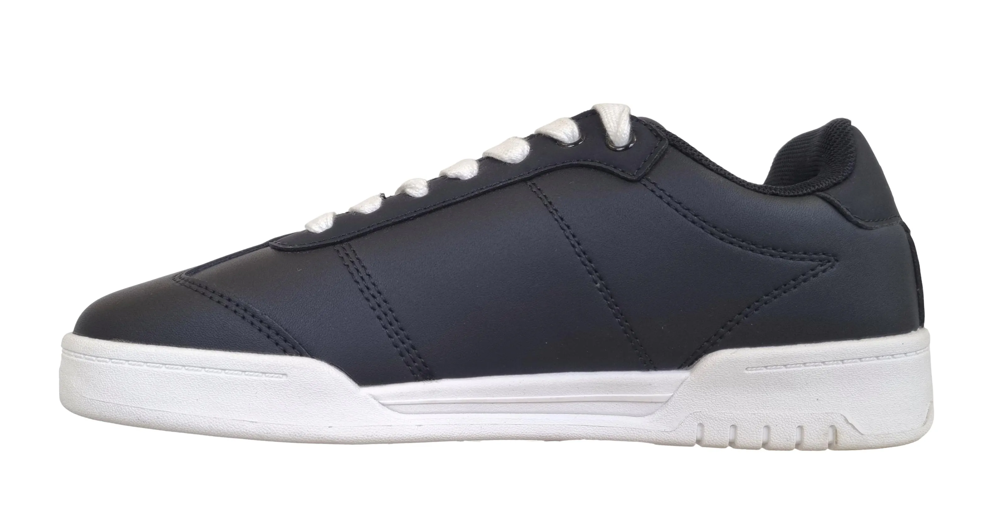 Zapatos deportivos Versace couture de piel para hombre 74YA3SD1 Brooklyn negro