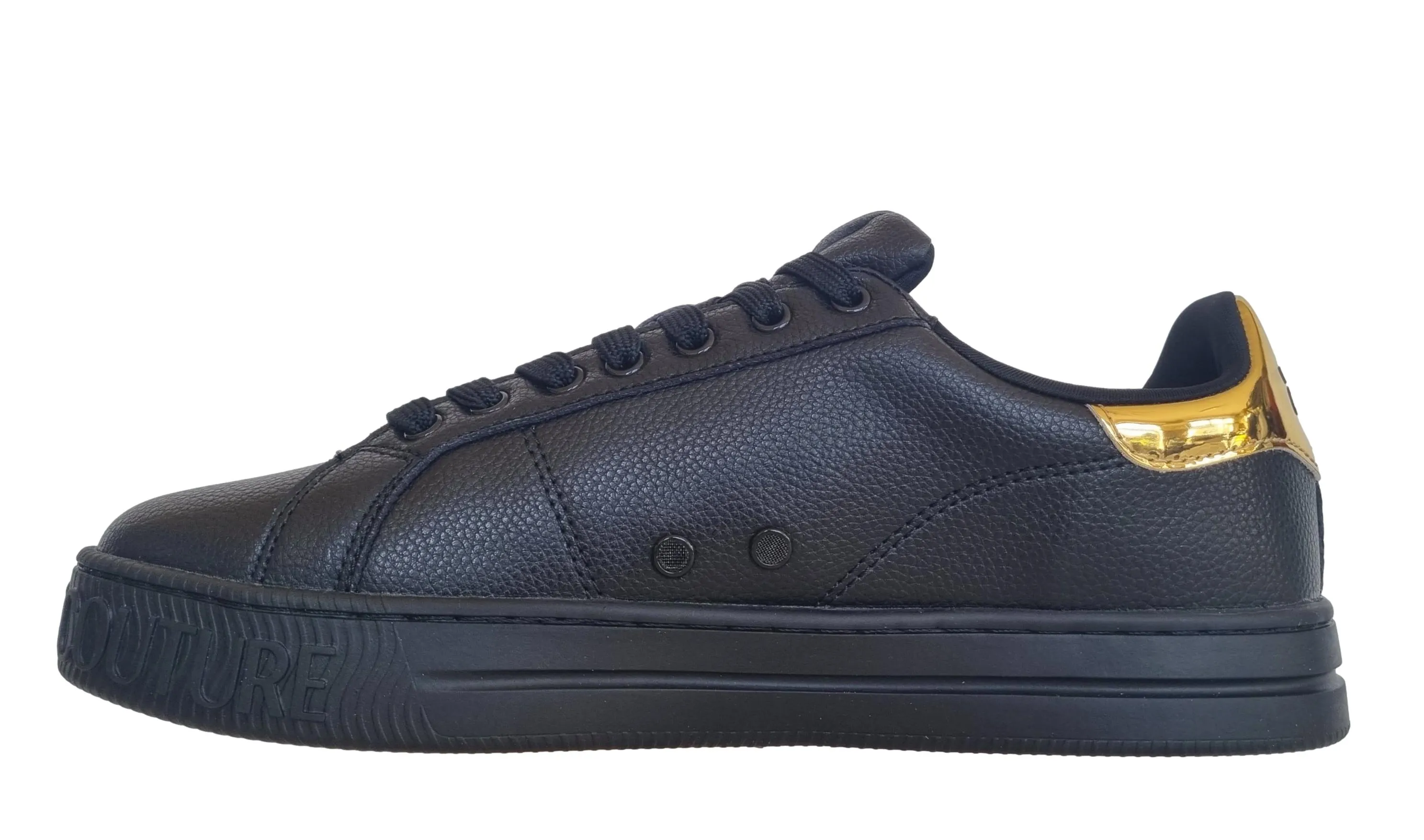 Zapatos deportivos Versace couture de piel para hombre 75YA3SK1 suela de corte n