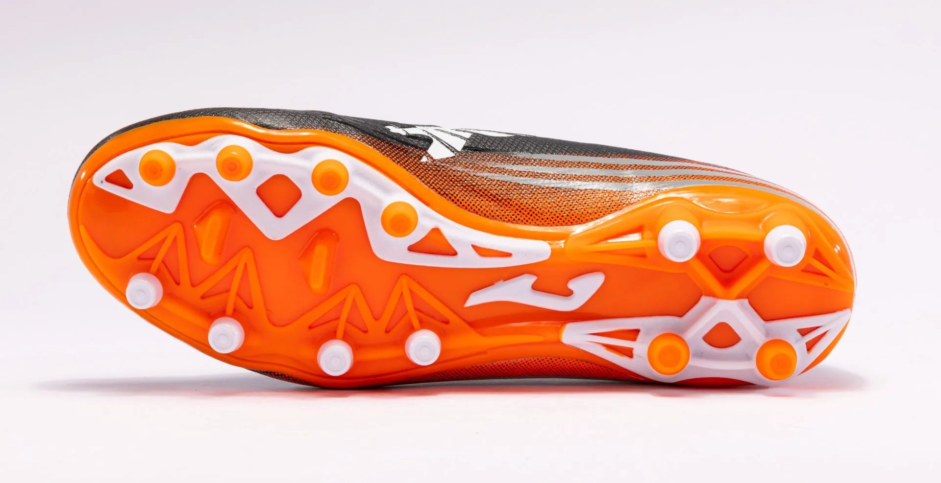 Zapatos Fútbol Hombre Joma Evolution Negro/Naranjo