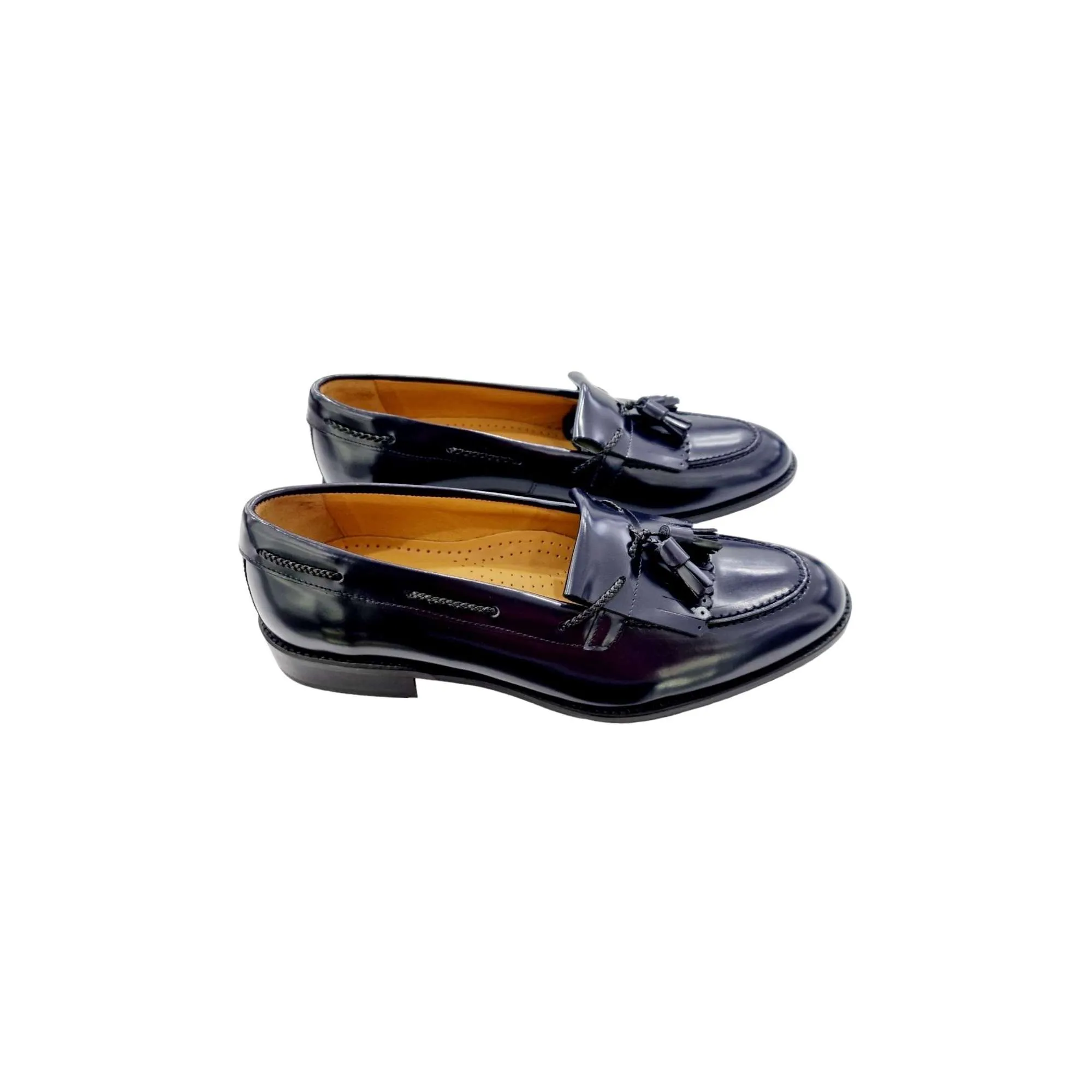 ZAPATOS HOMBRE DE VESTIR CON FLECO Y BORLAS MARINO MARINO
