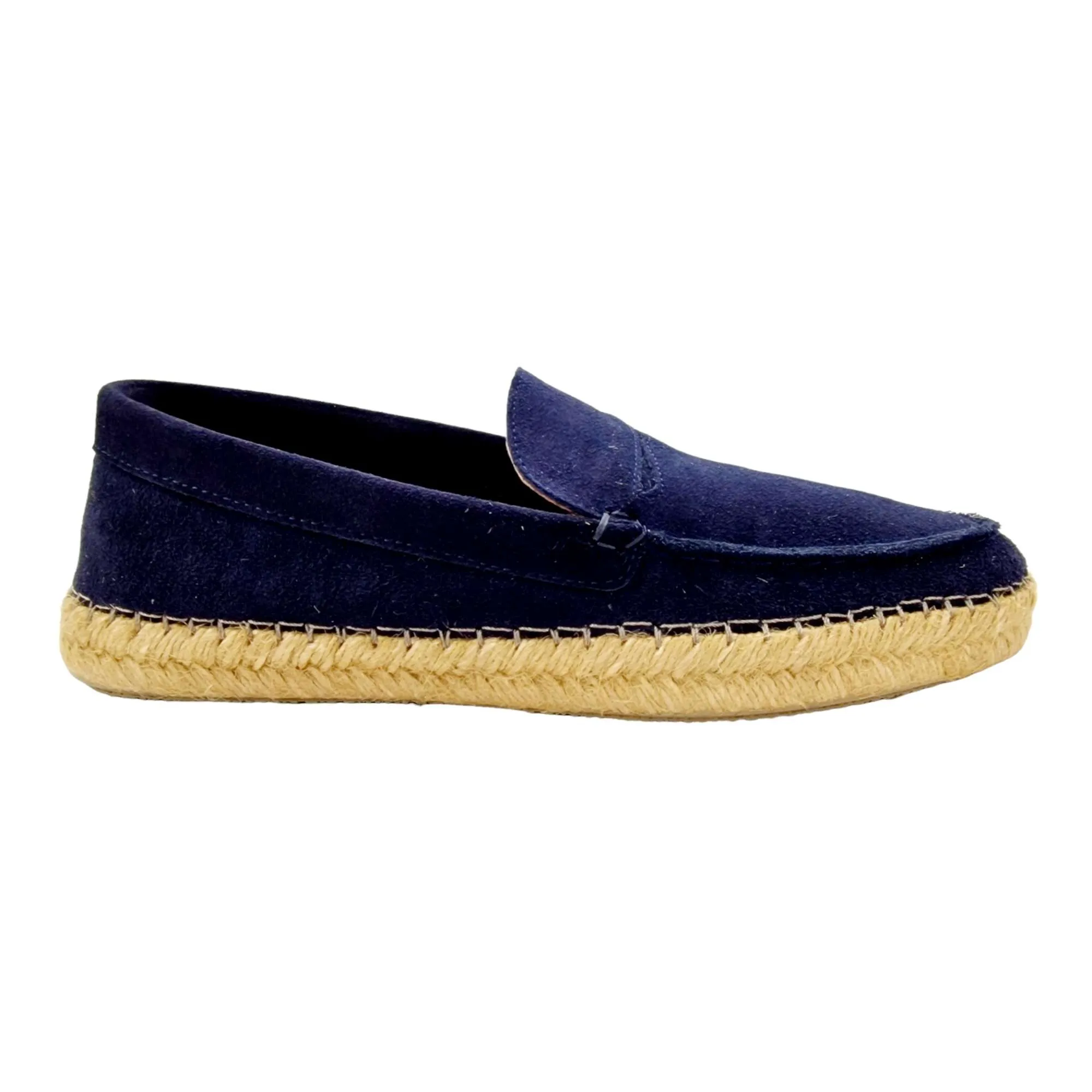 ZAPATOS MOCASÍN HOMBRE SUELA YUTE MARINO MARINO
