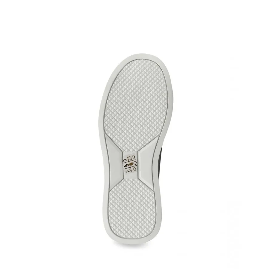 Zapatos Mujeres Sneakers TRUSSARDI Leilani White Pink Cuero Blanco