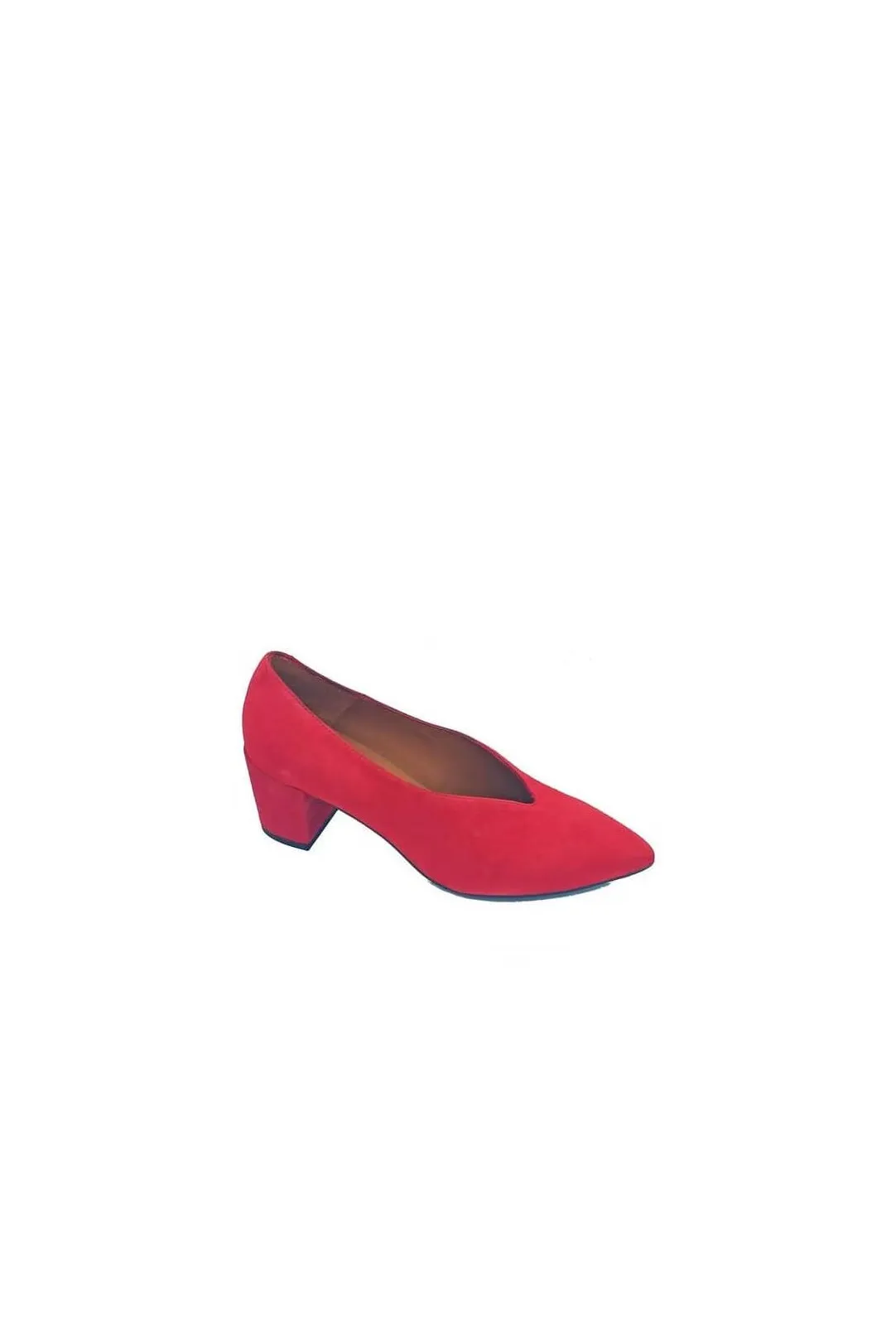 Zapatos salón tacón Ali rojo