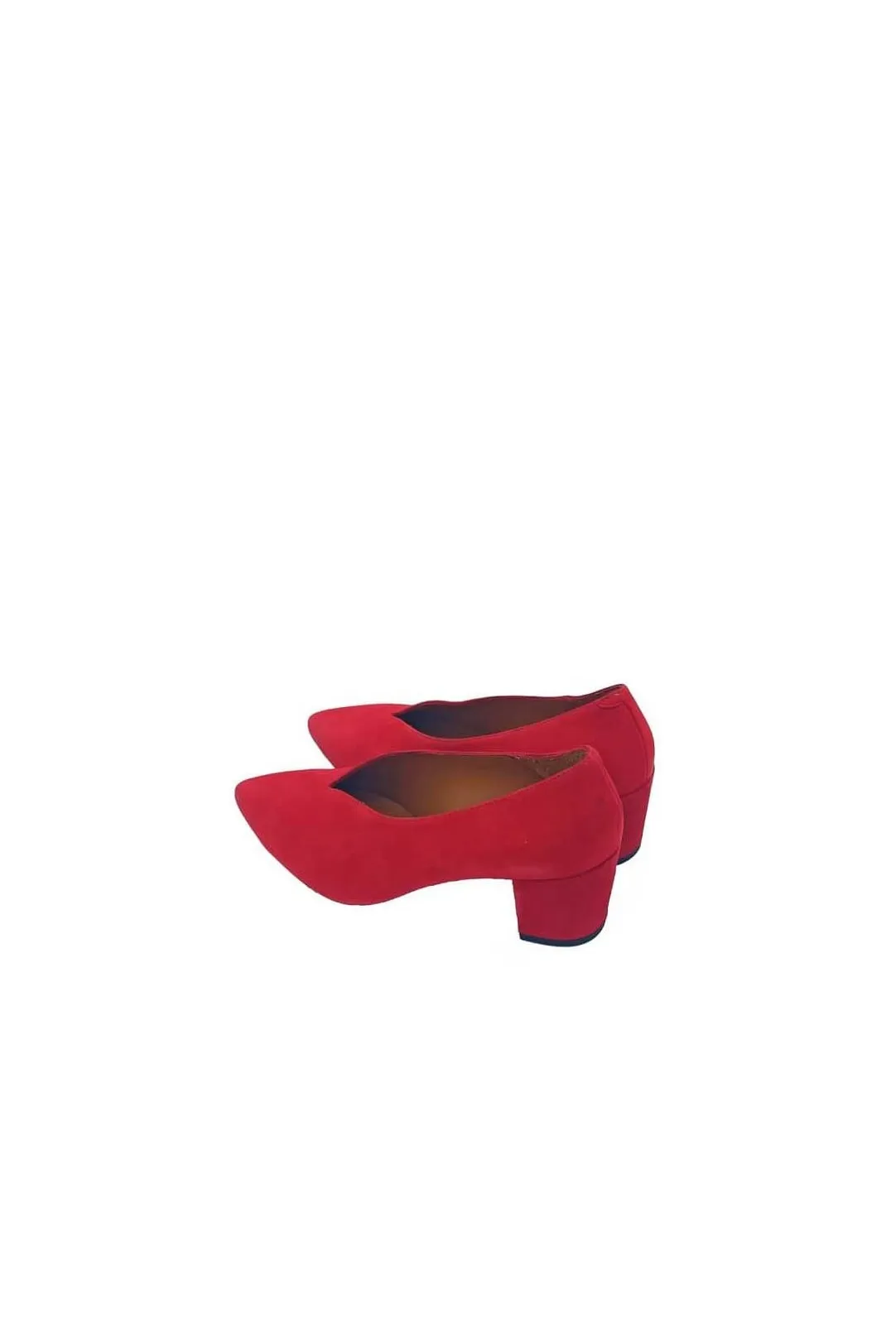 Zapatos salón tacón Ali rojo