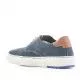 Zapatos sport Baerchi azules con detalles en cuero