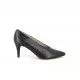 Zapatos tacón Angel Alarcón negros con punta fina y  plantilla acolchada