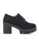 Zapatos tacón Mustang negros modelo bass