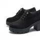 Zapatos tacón Mustang negros modelo bass